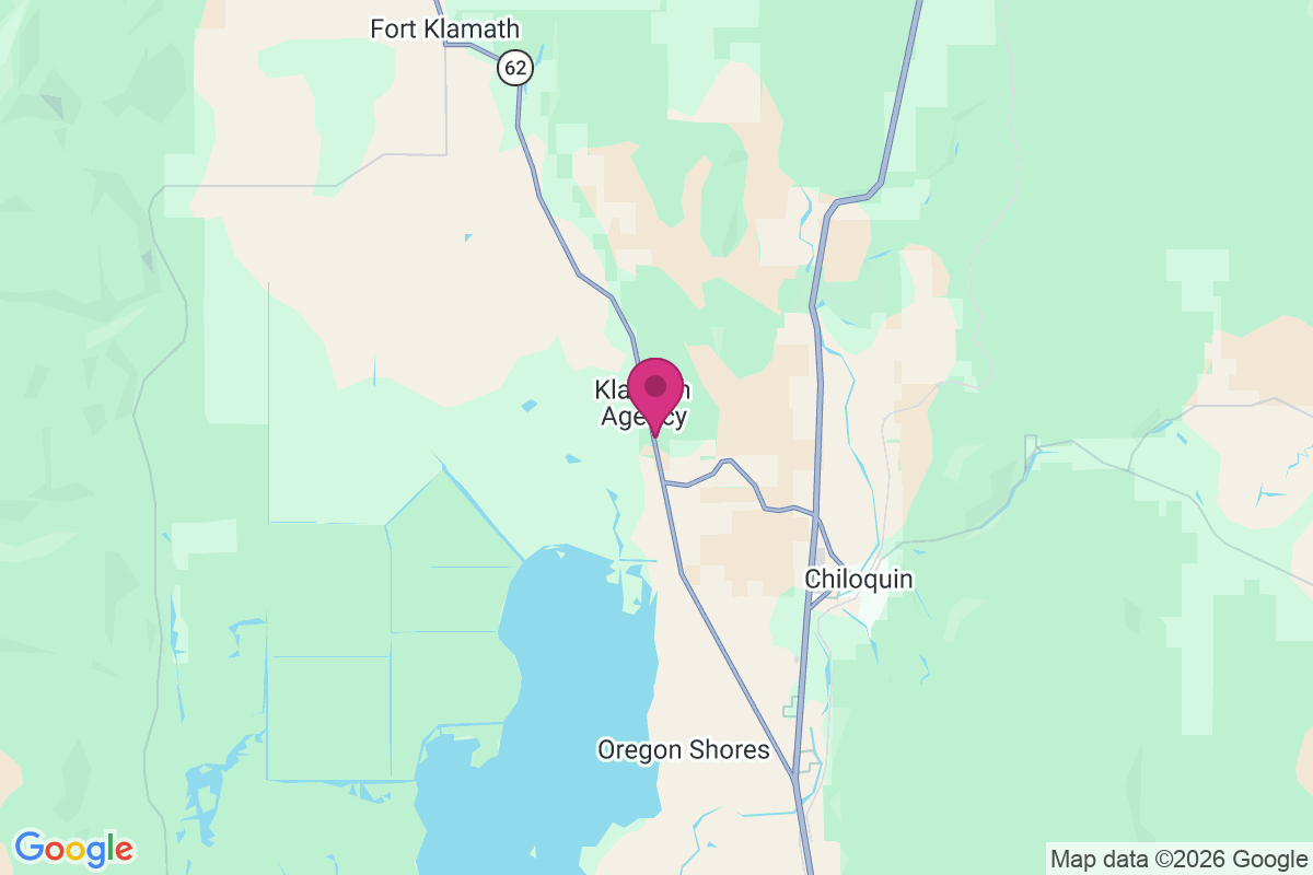 Klamath Agency map
