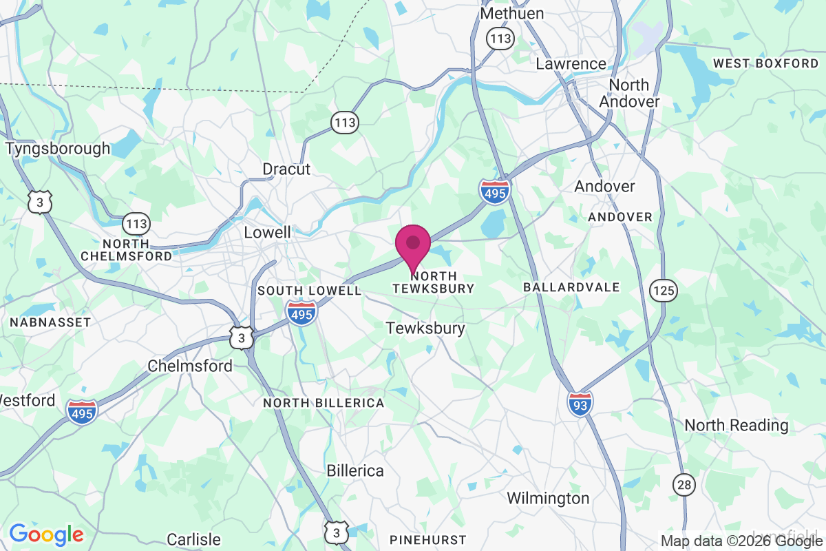 North Tewksbury map