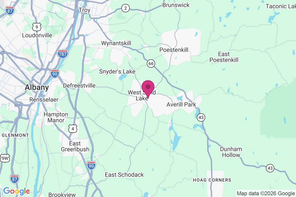 West Sand Lake map
