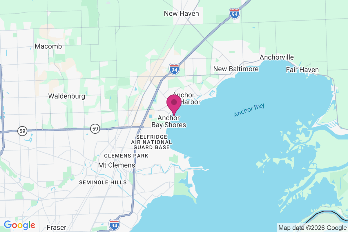 Anchor Bay Gardens map