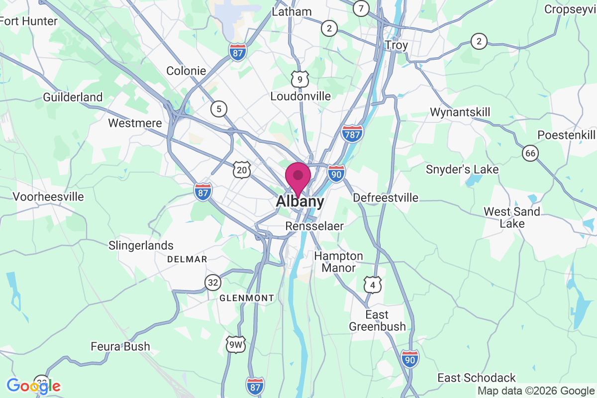 Albany map