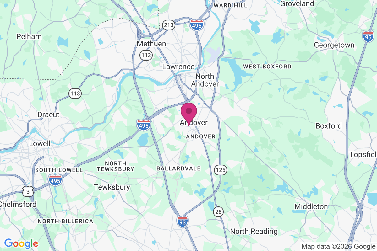 West Andover map