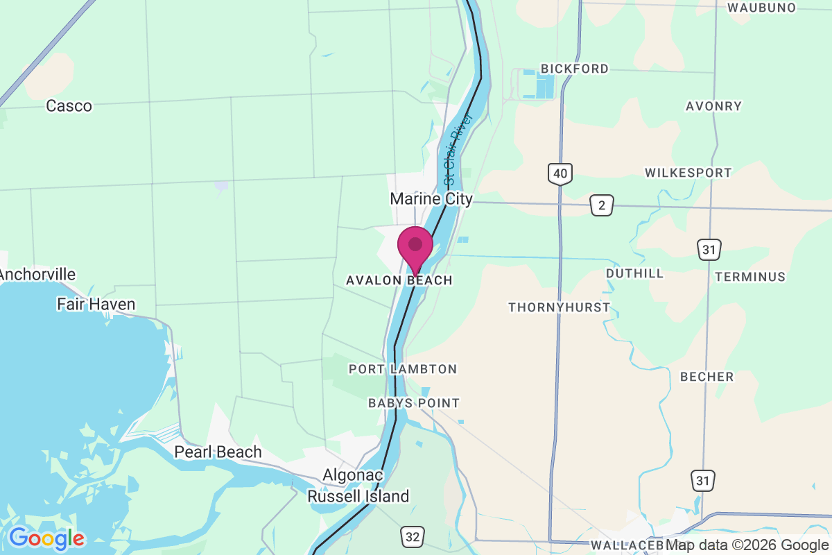 Martindale Beach map