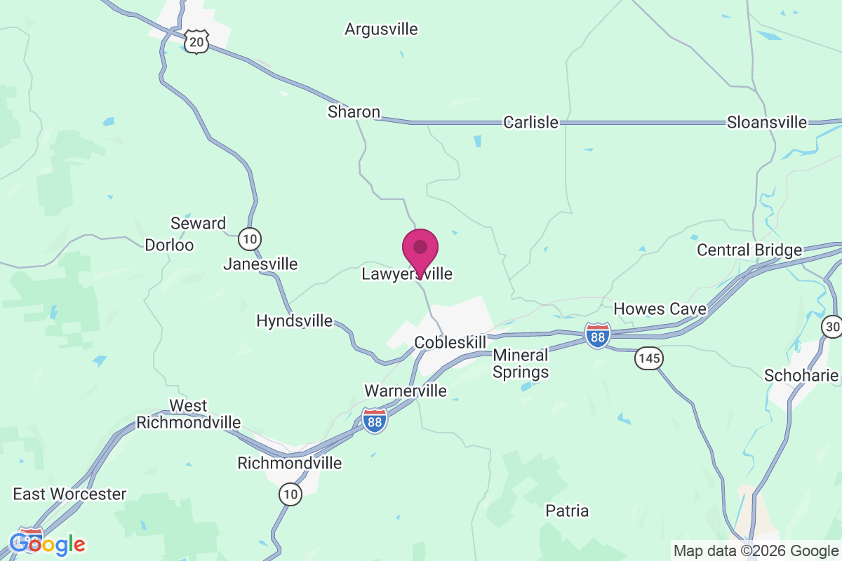 Lawyersville map