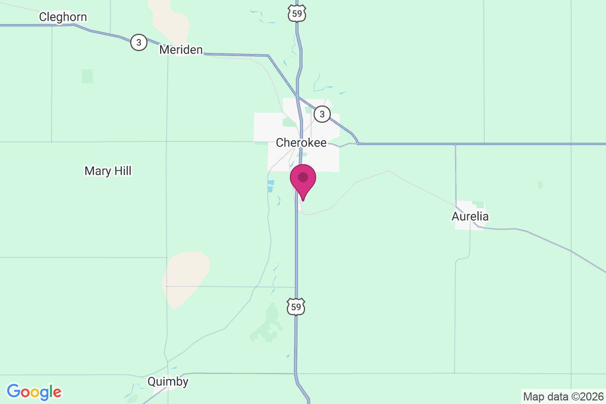 Onawa Junction map