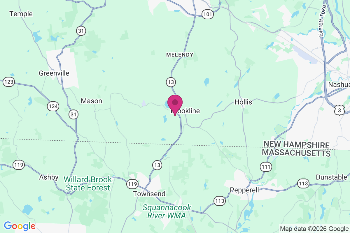 West Brookline map