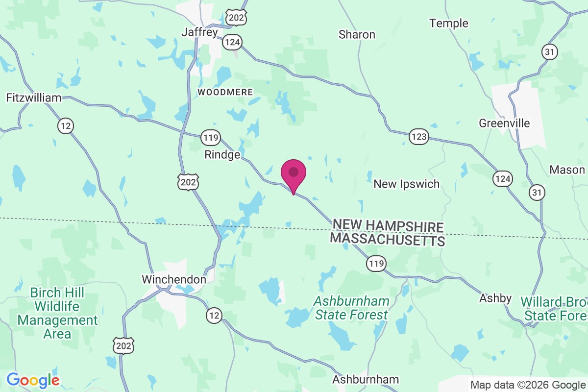 East Rindge map