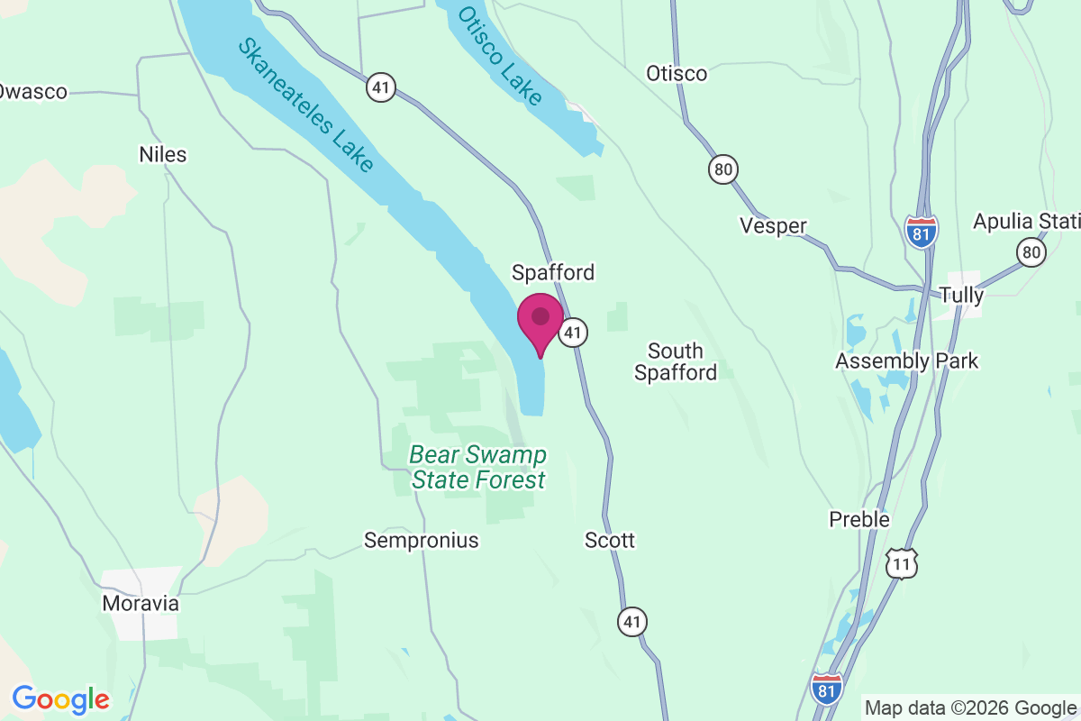 Spafford Landing map