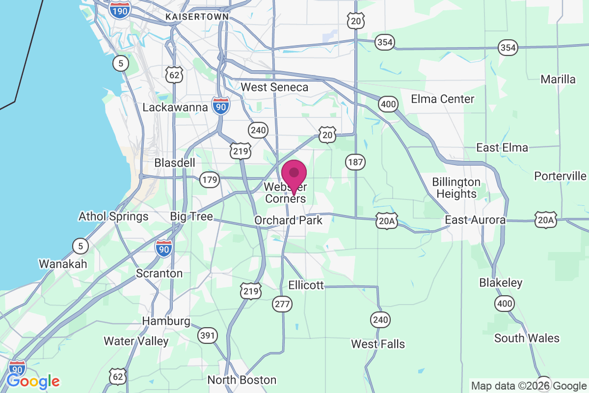 Webster Corners map