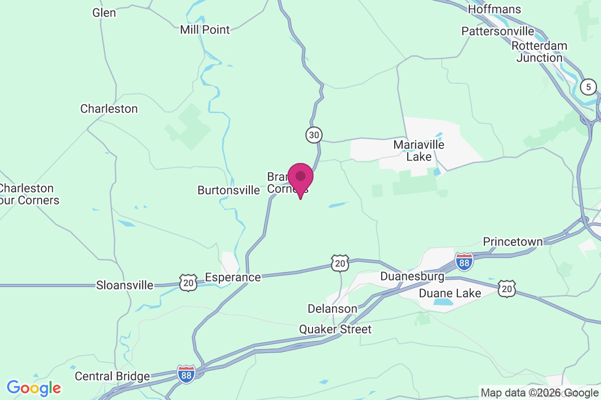 Braman Corners map