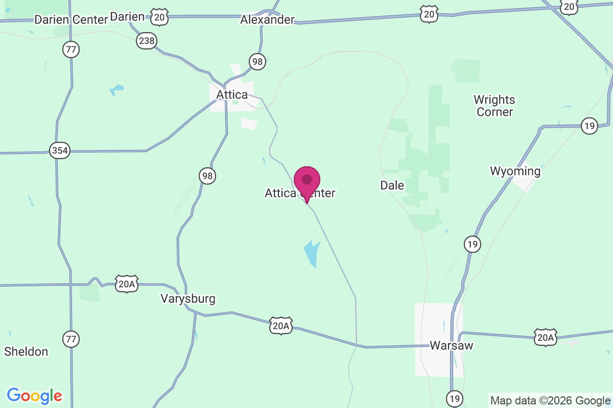 Attica Center map