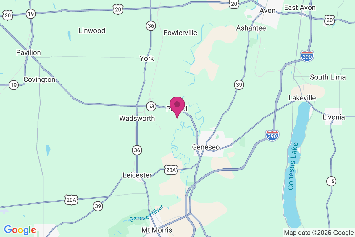Piffard map