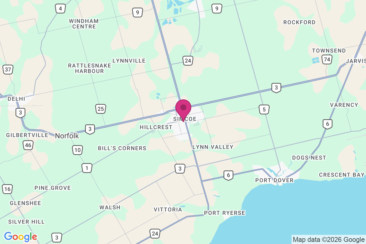 Windham Centre map