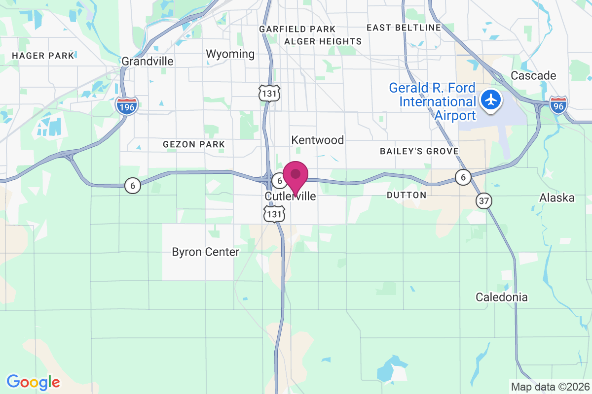 Cutlerville map