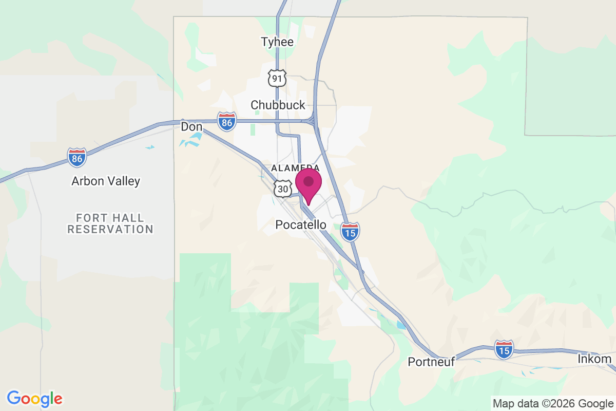 Pocatello map