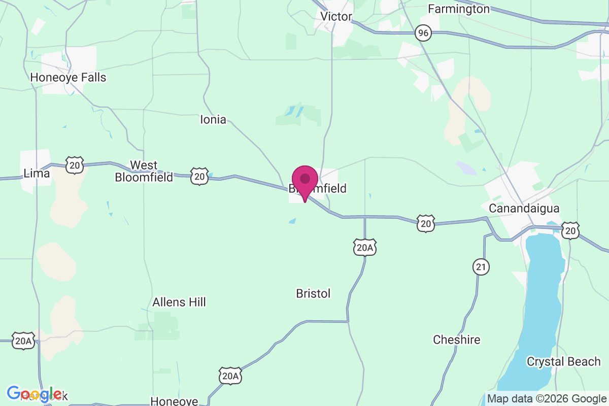 East Bloomfield map