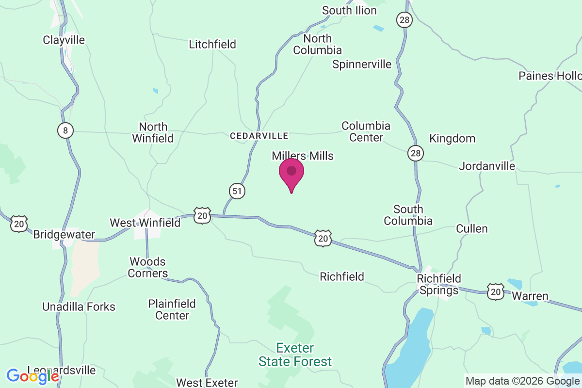 Millers Mills Crossing map
