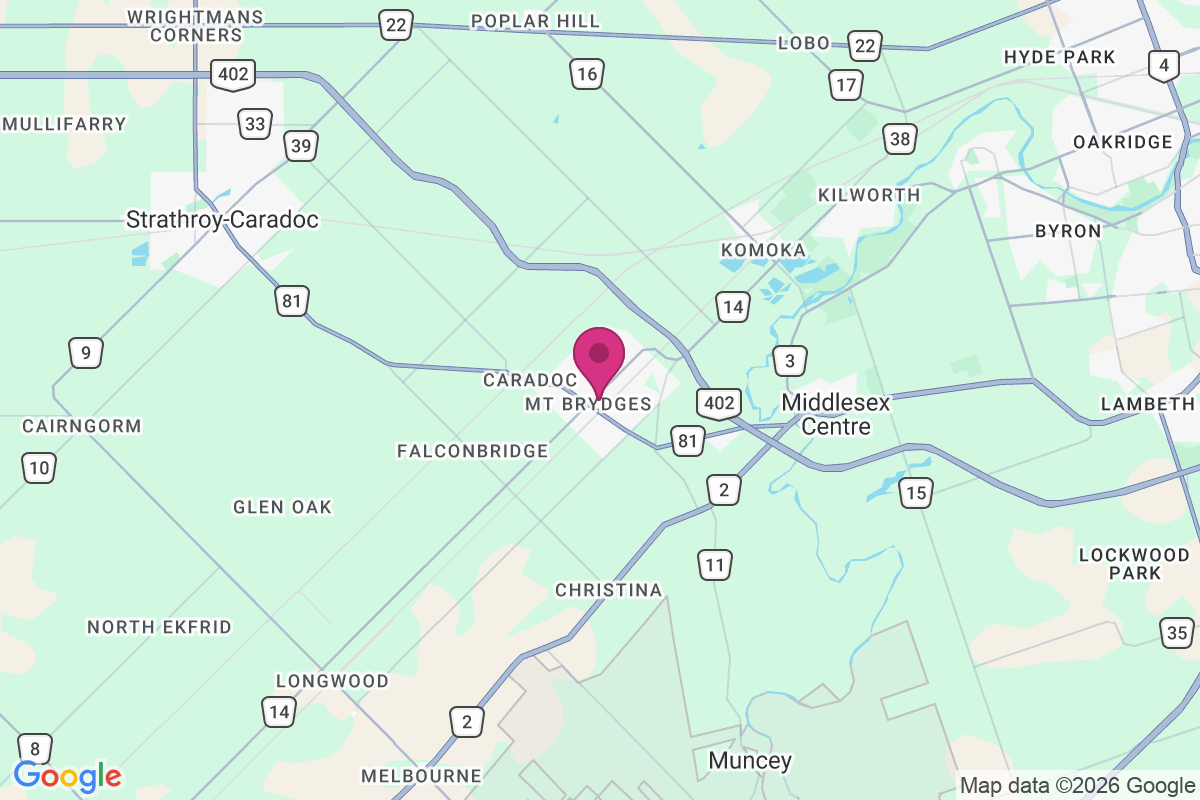 Komoka map