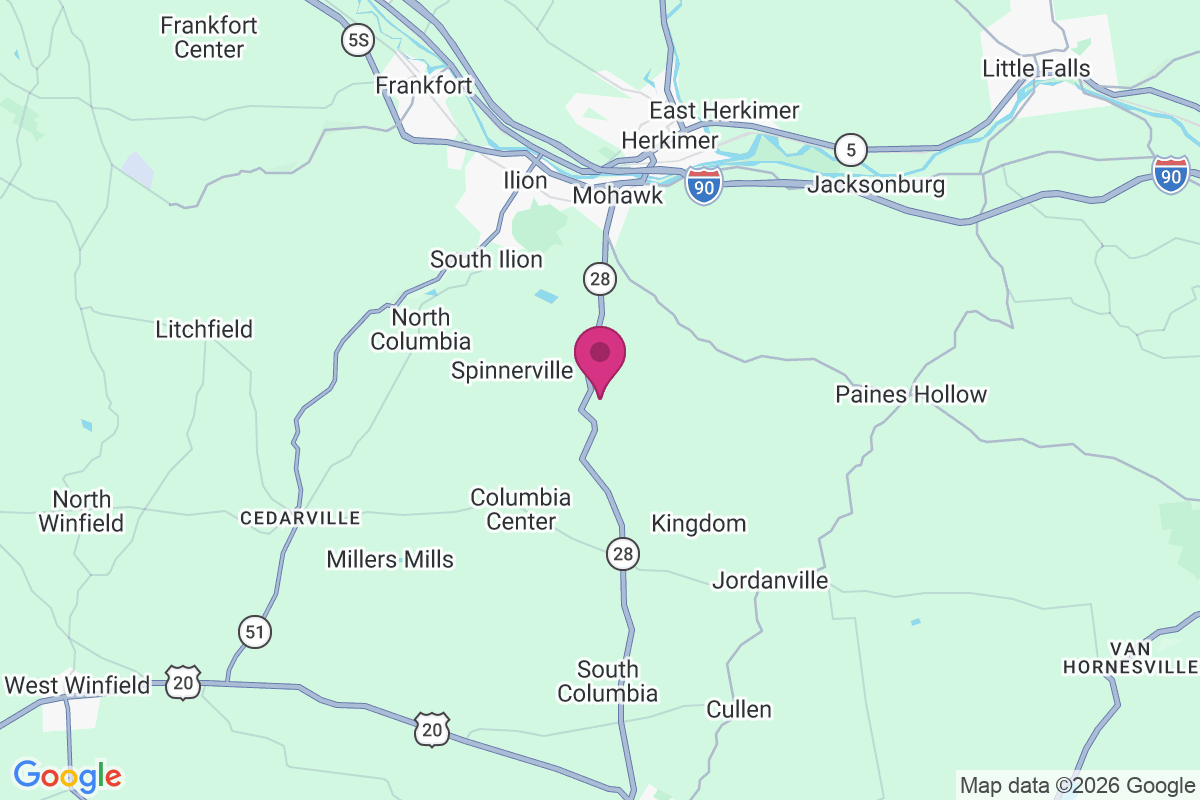 Dennison Corners map
