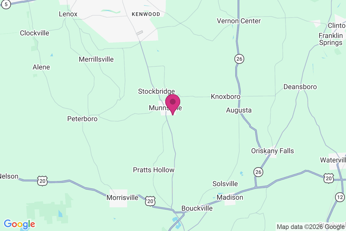 Munnsville map