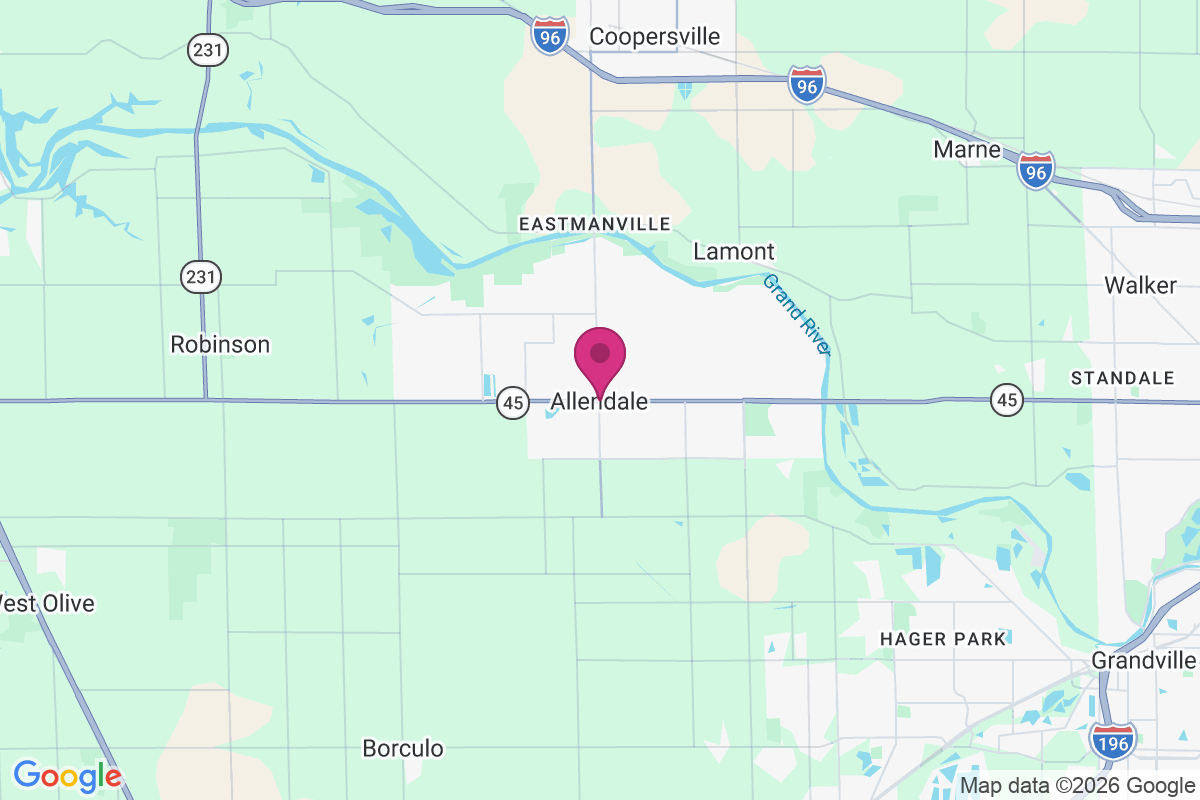 Allendale map