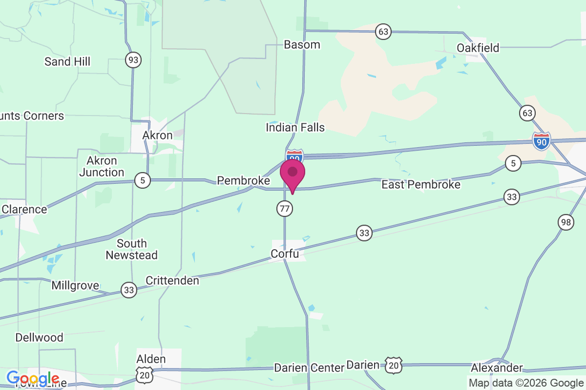 Brick House Corners map