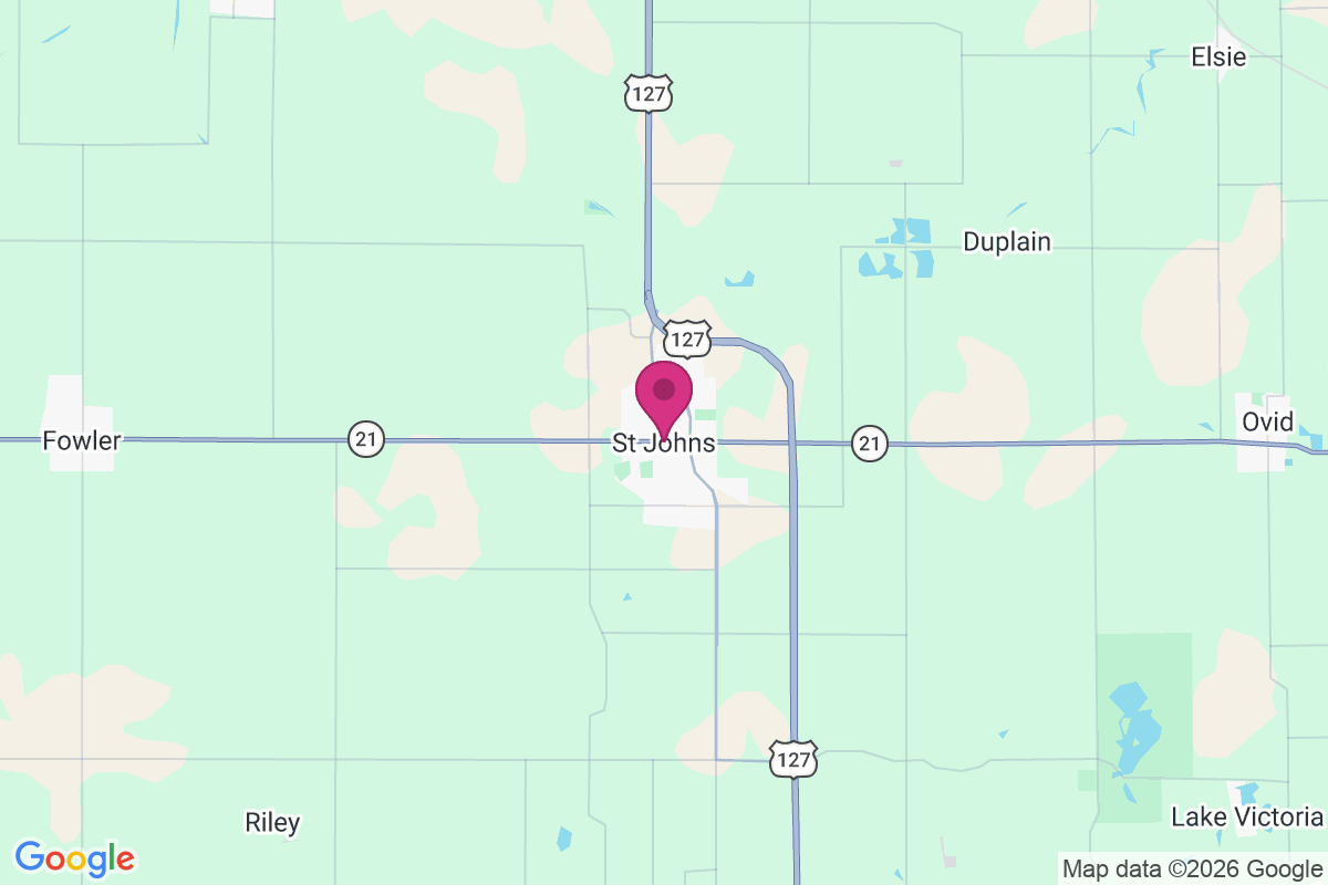 Saint Johns map