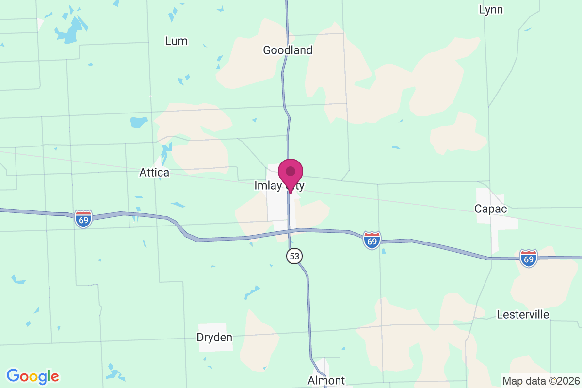 Imlay City map