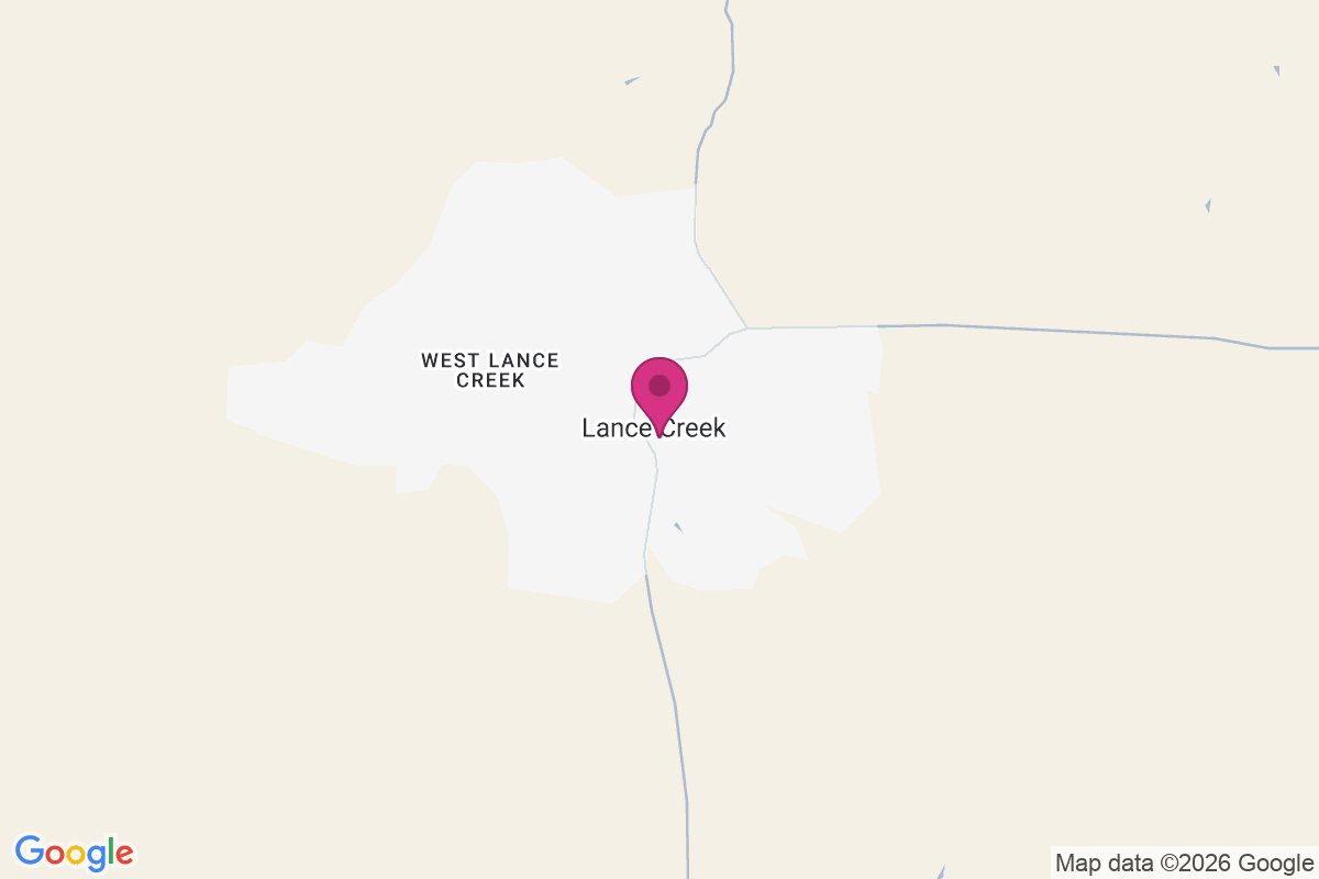 Lance Creek map