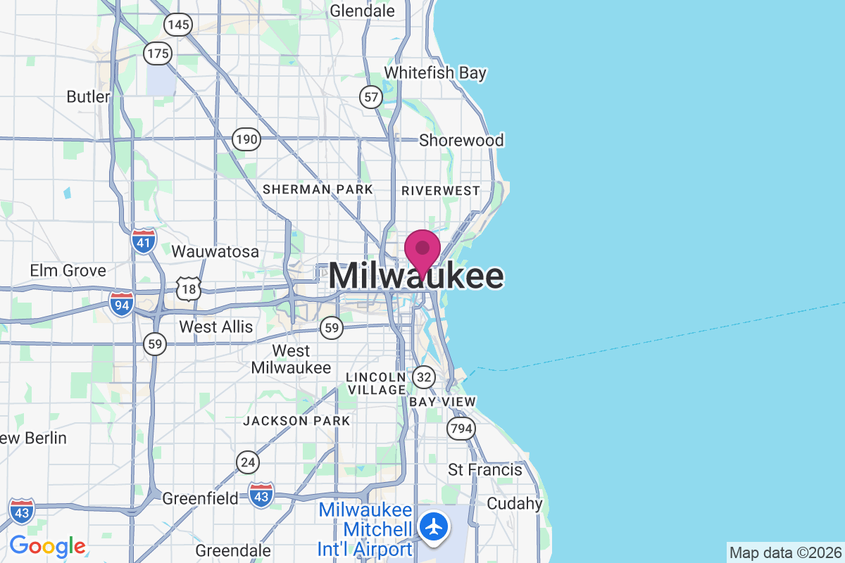 Milwaukee map