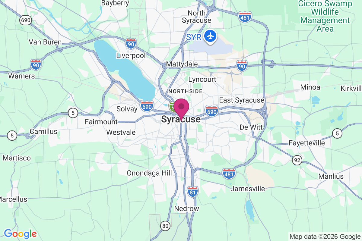 Syracuse map