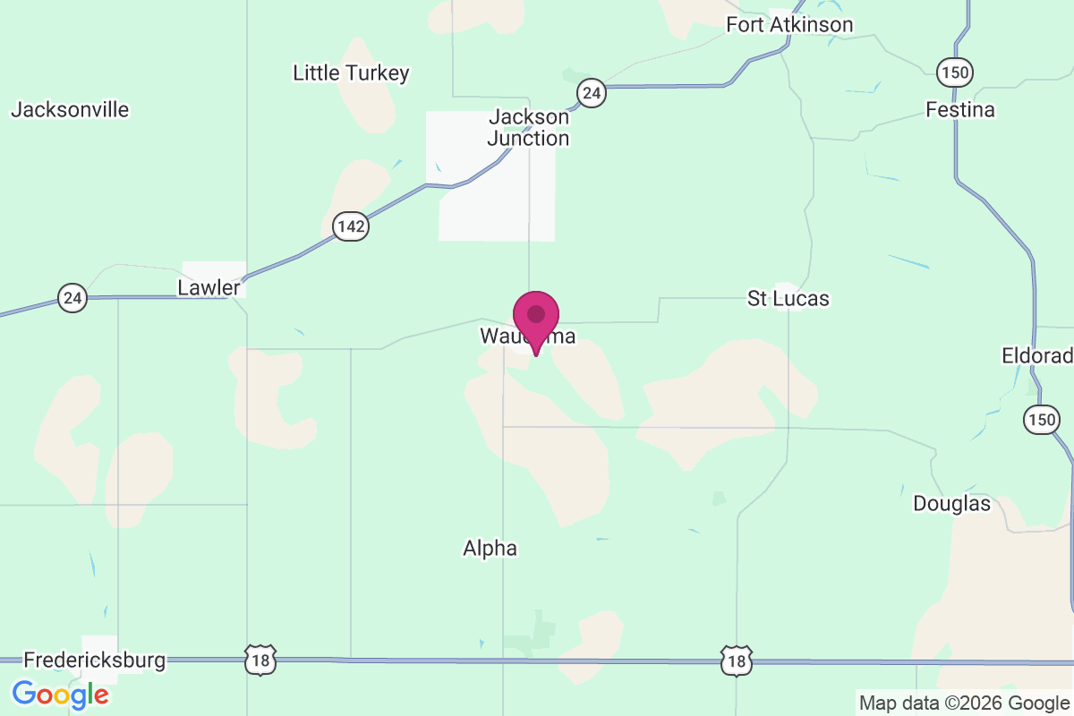 Waucoma map