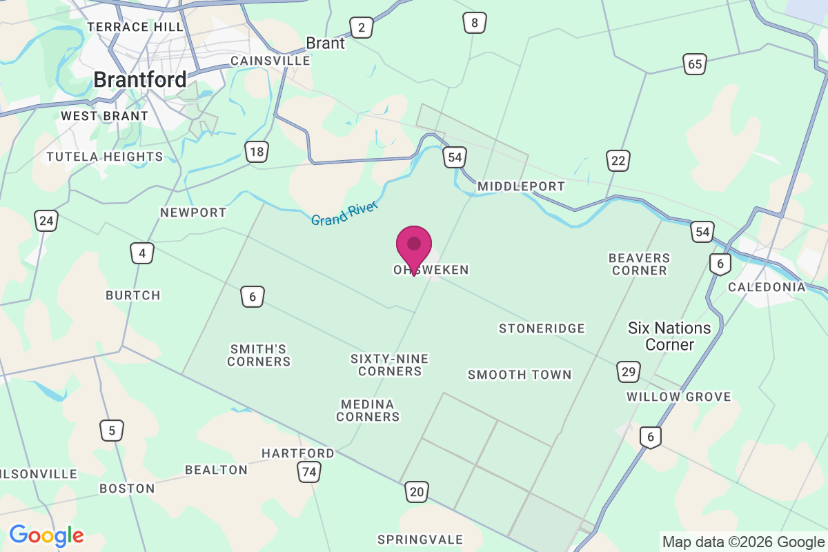 Ohsweken map