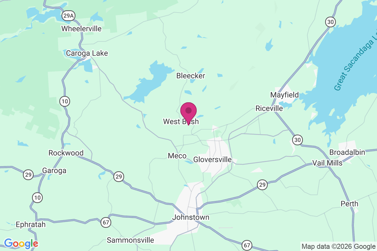 West Bush map