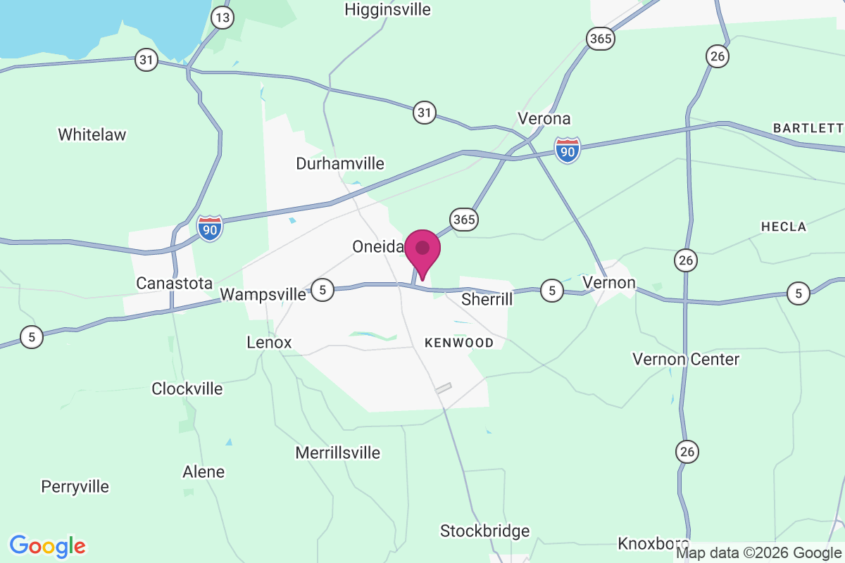 Oneida Castle map