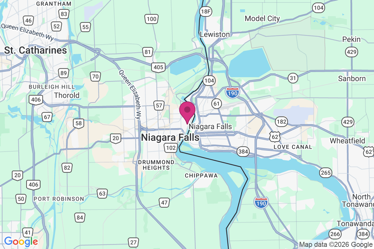 Niagara Falls map