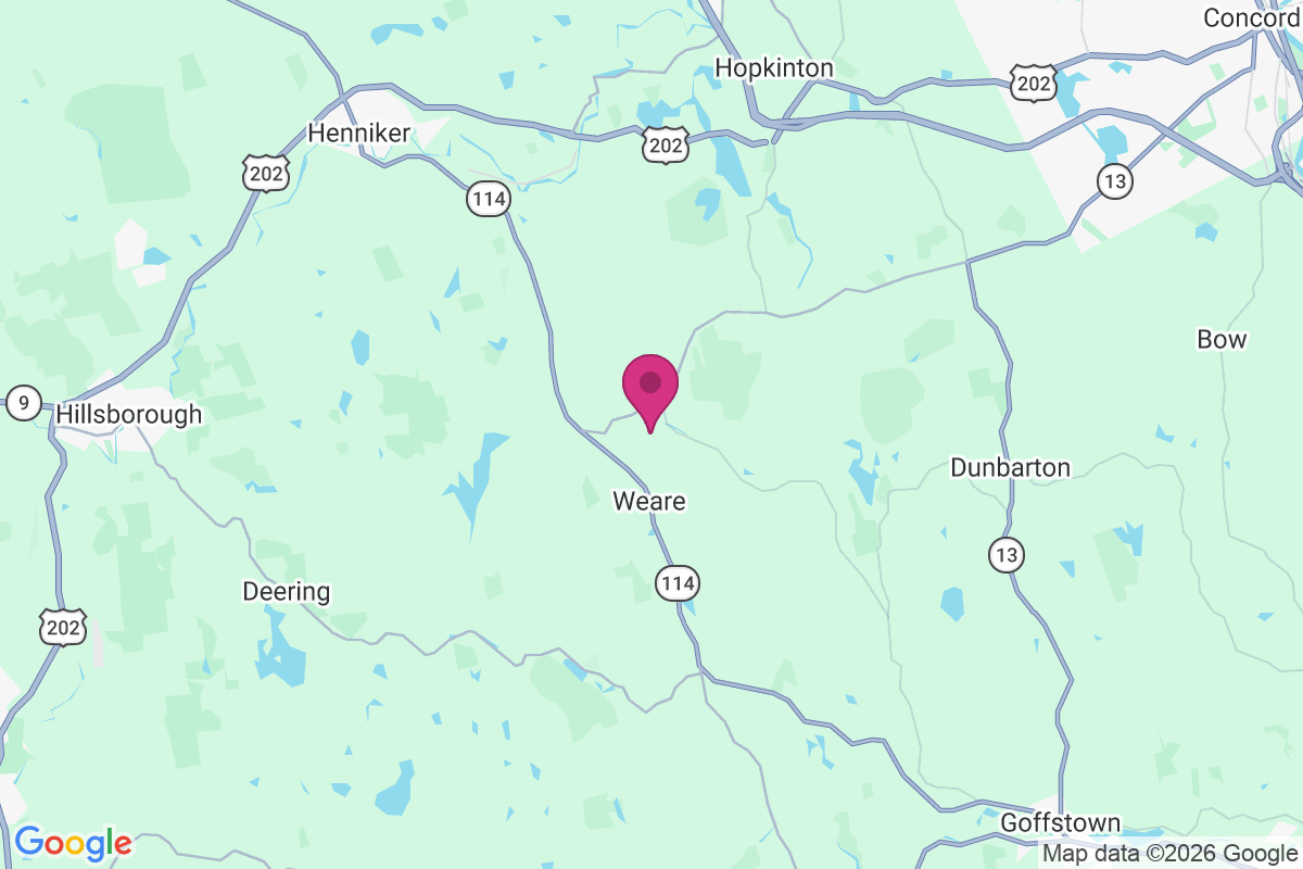 North Weare map