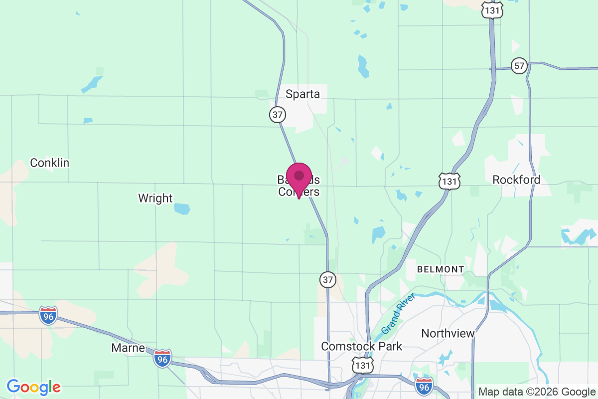 Ballards Corners map