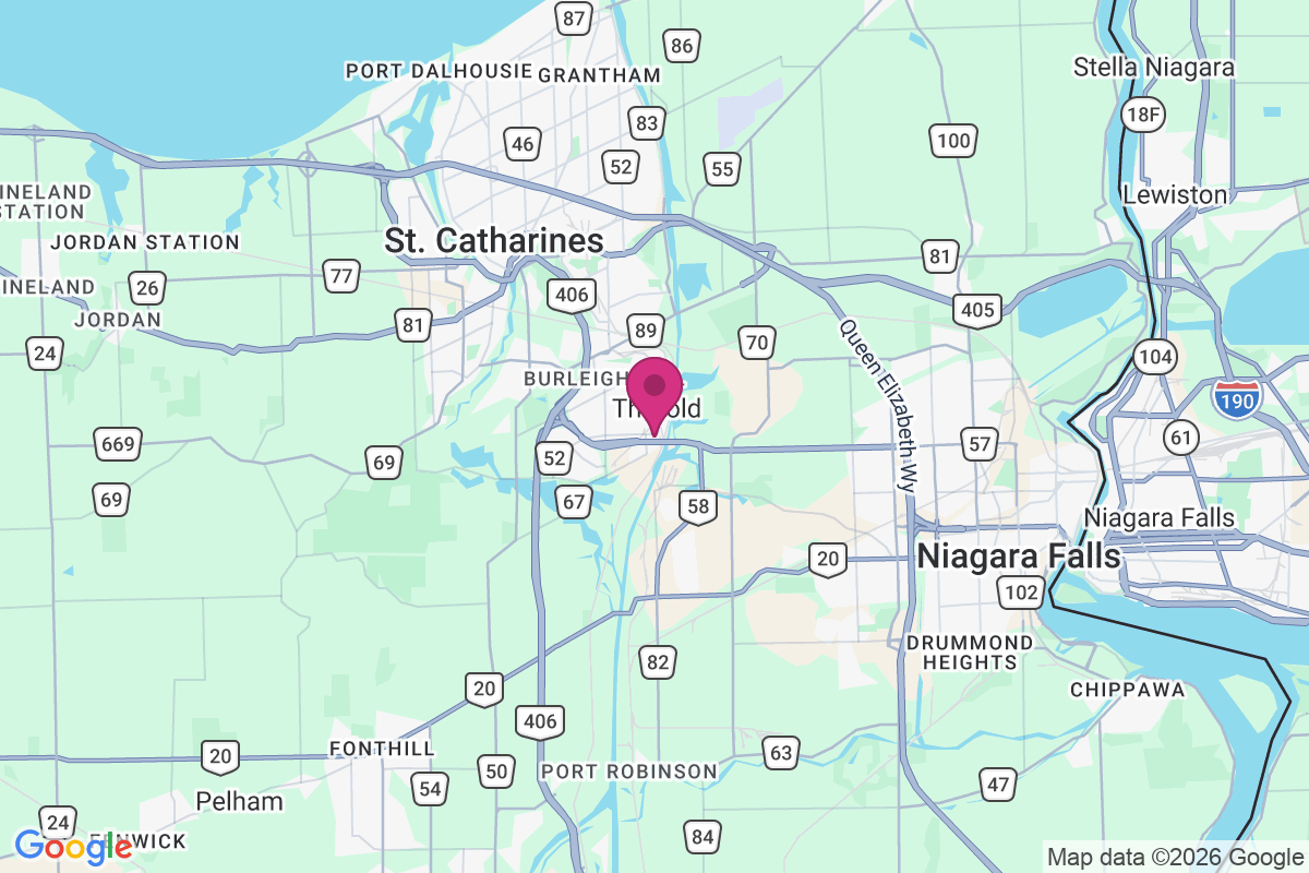 Thorold map