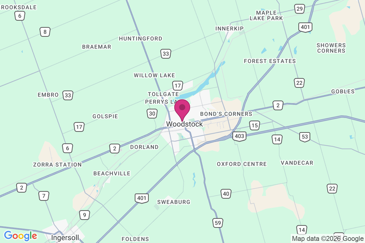 Woodstock map