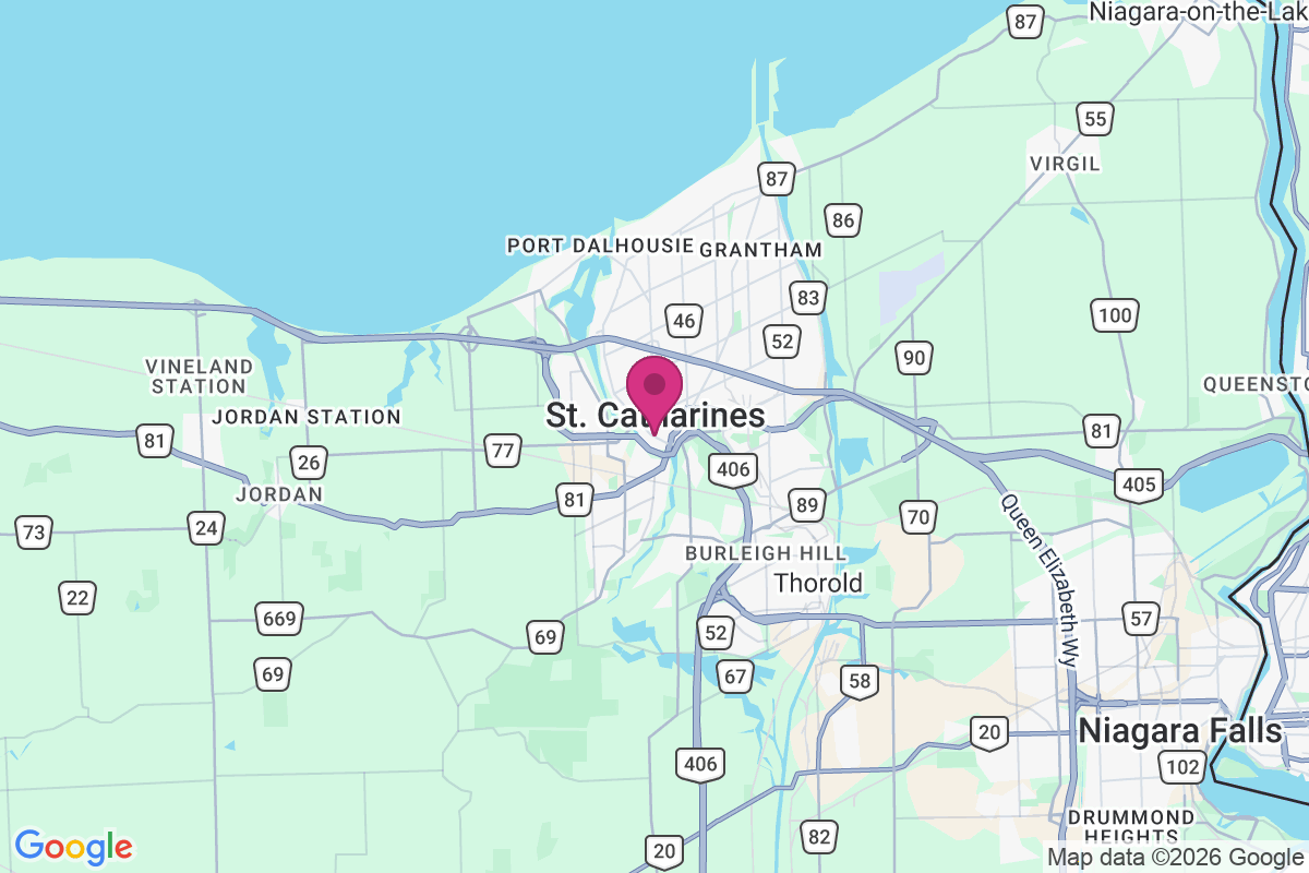 St. Catharines map