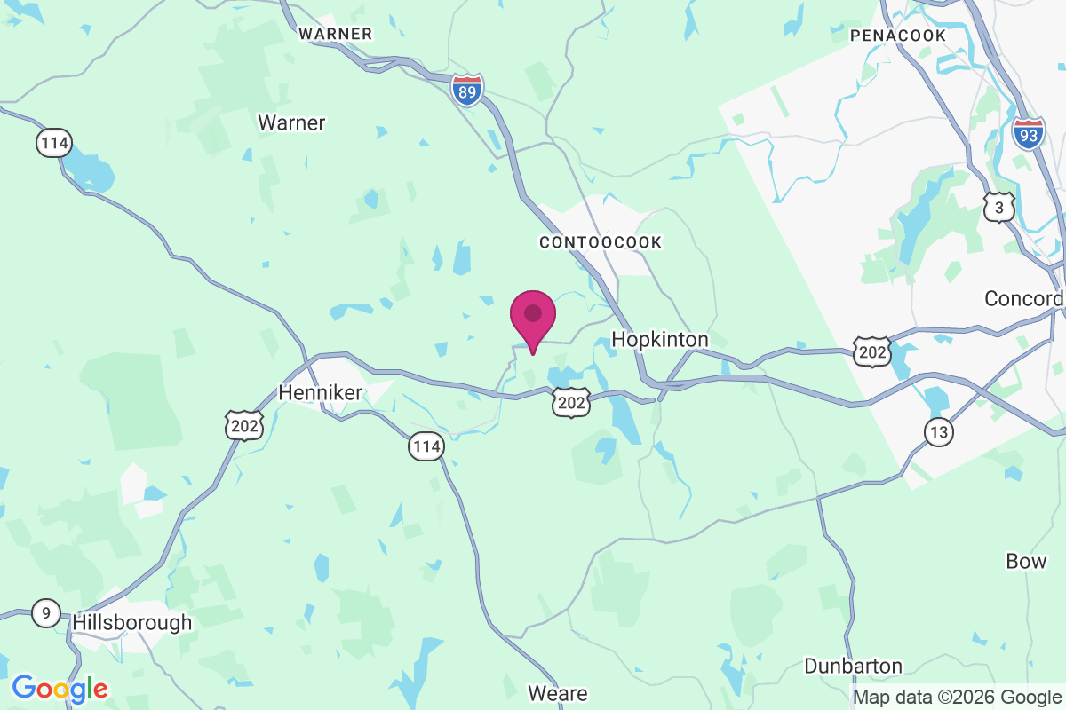 West Hopkinton map
