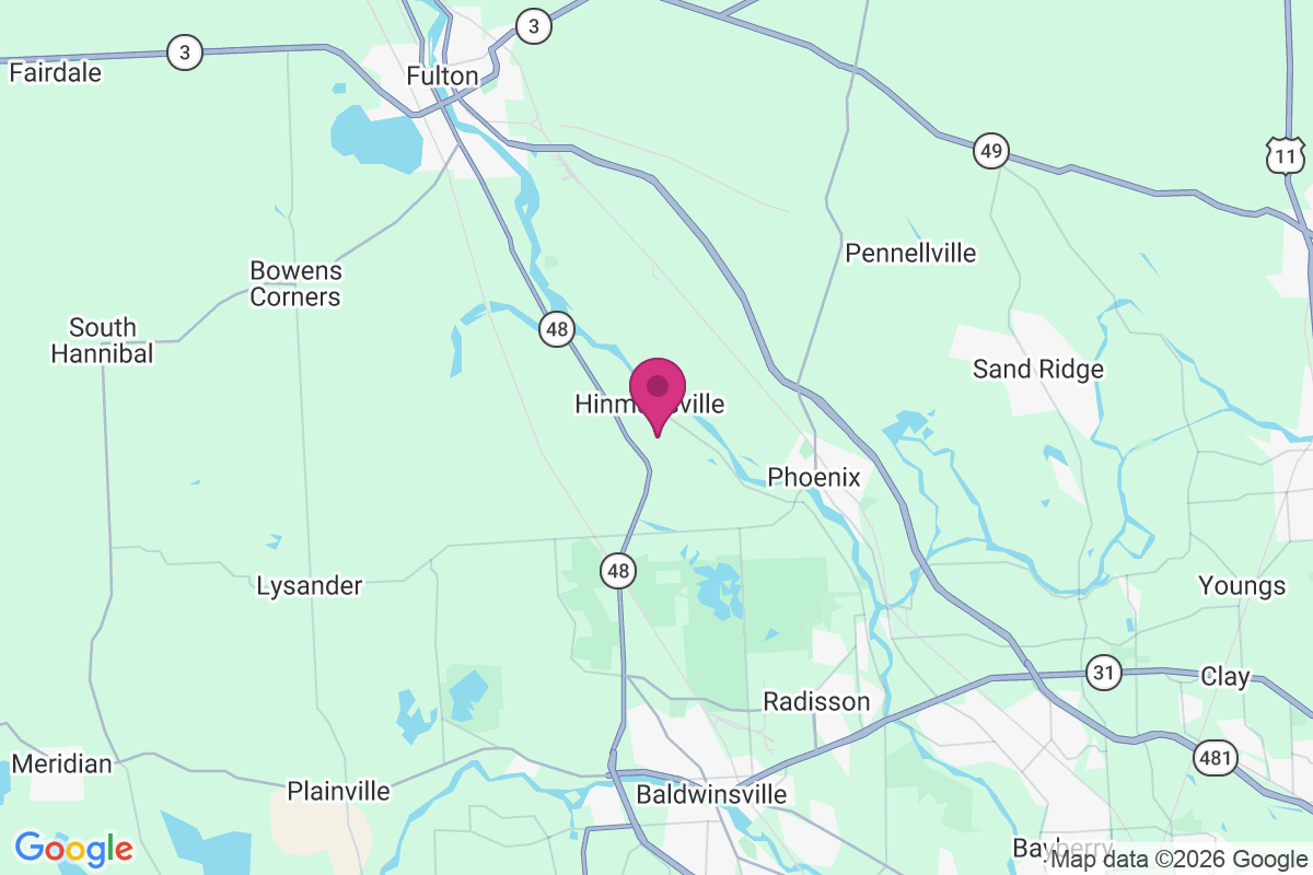 Hinmansville map