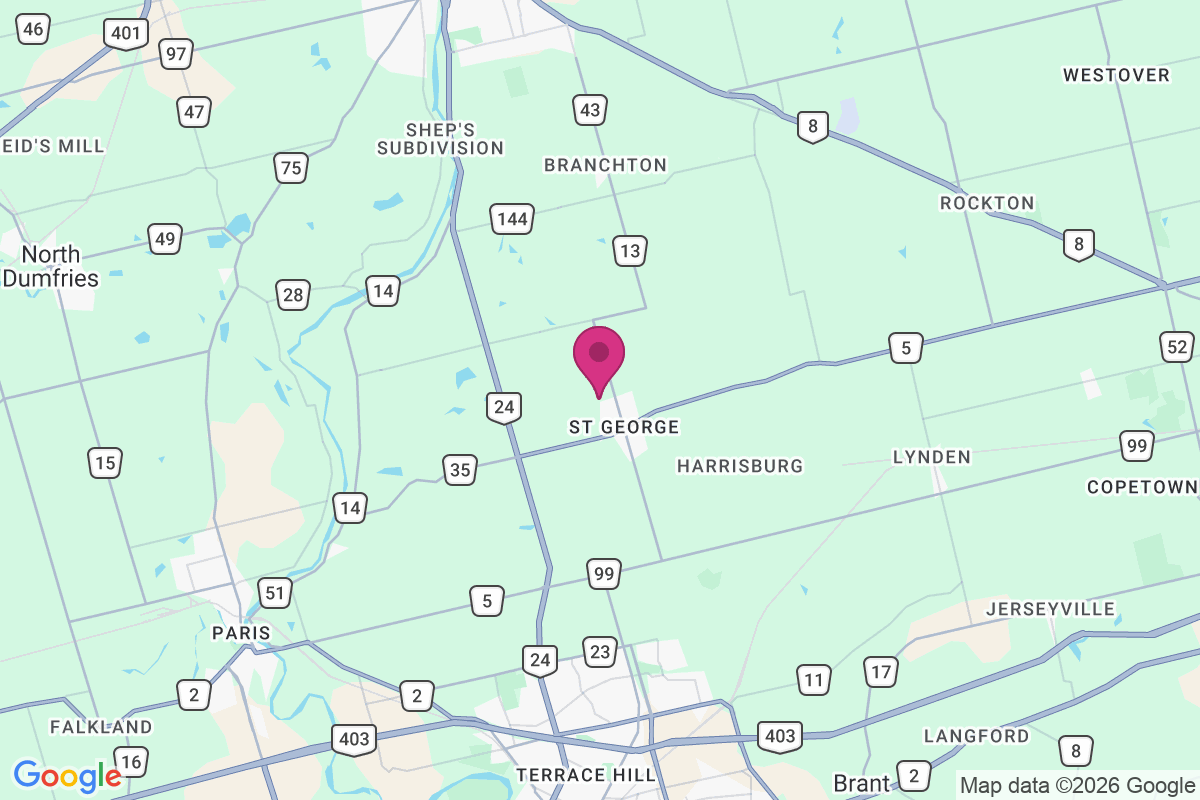 St George Brant map