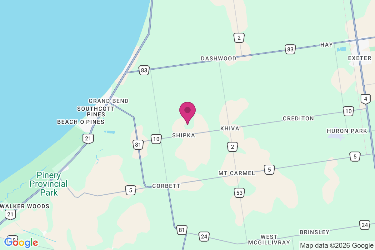 South Huron map
