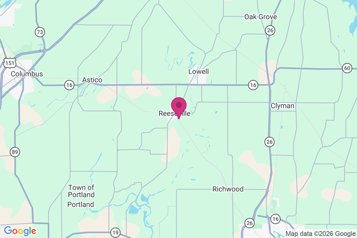 Reeseville map