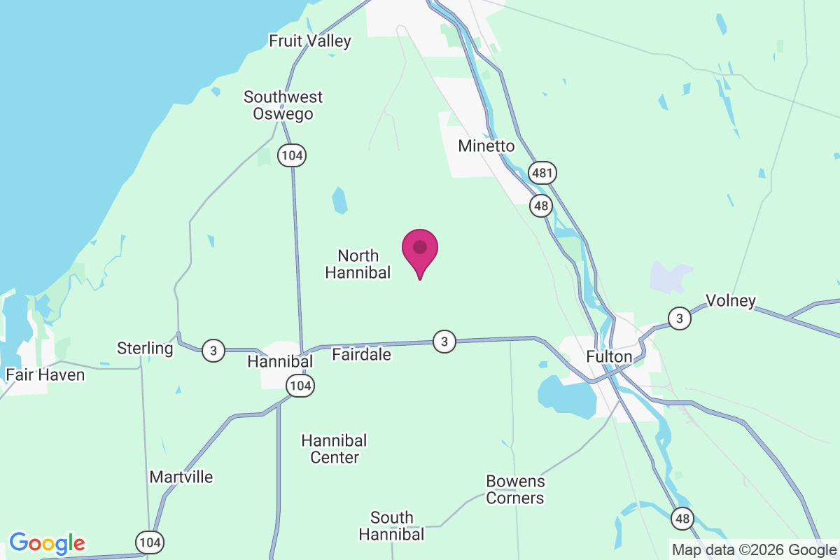 Pember Corners map