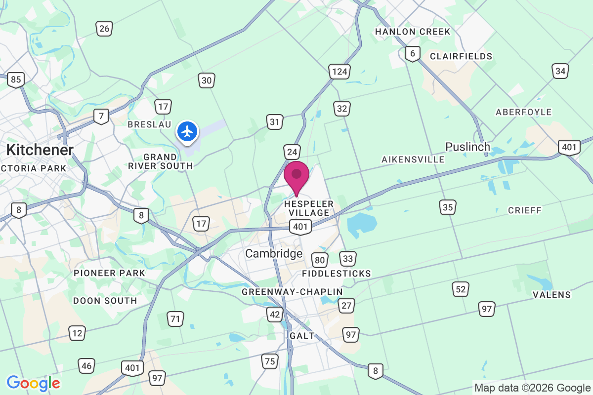 Hespeler map