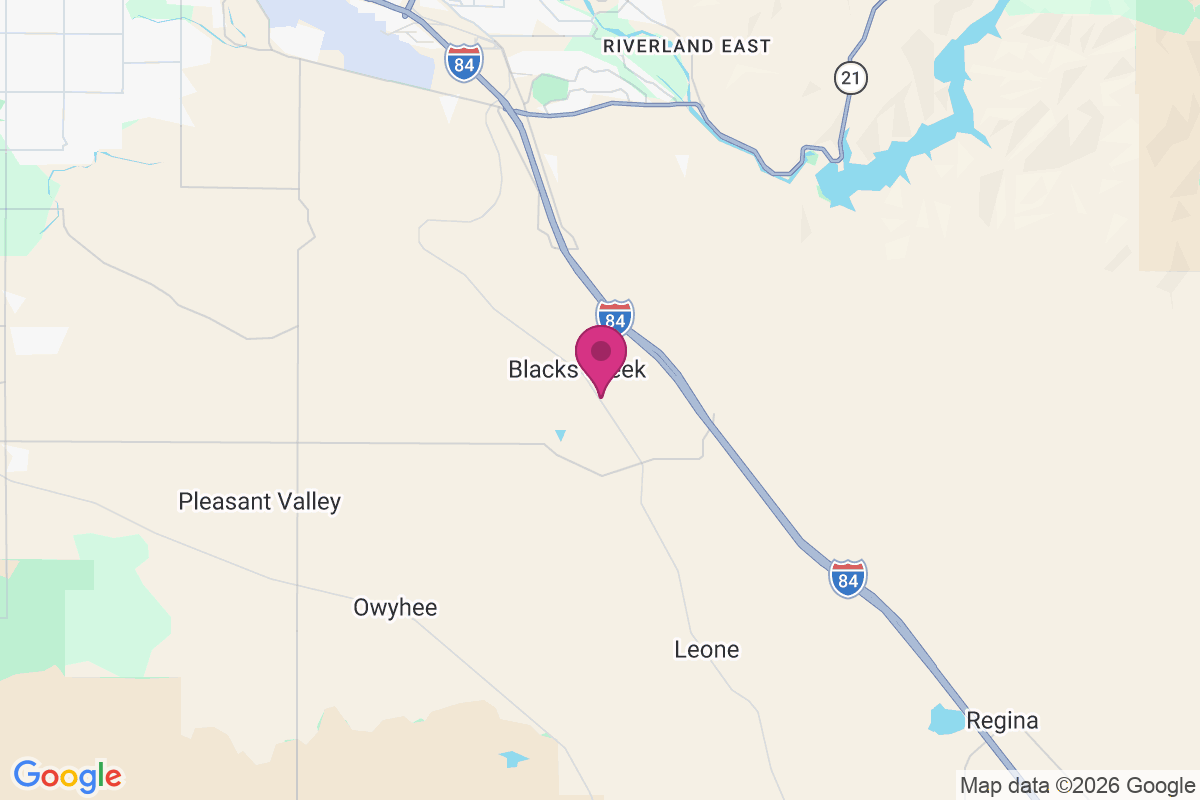 Blacks Creek map