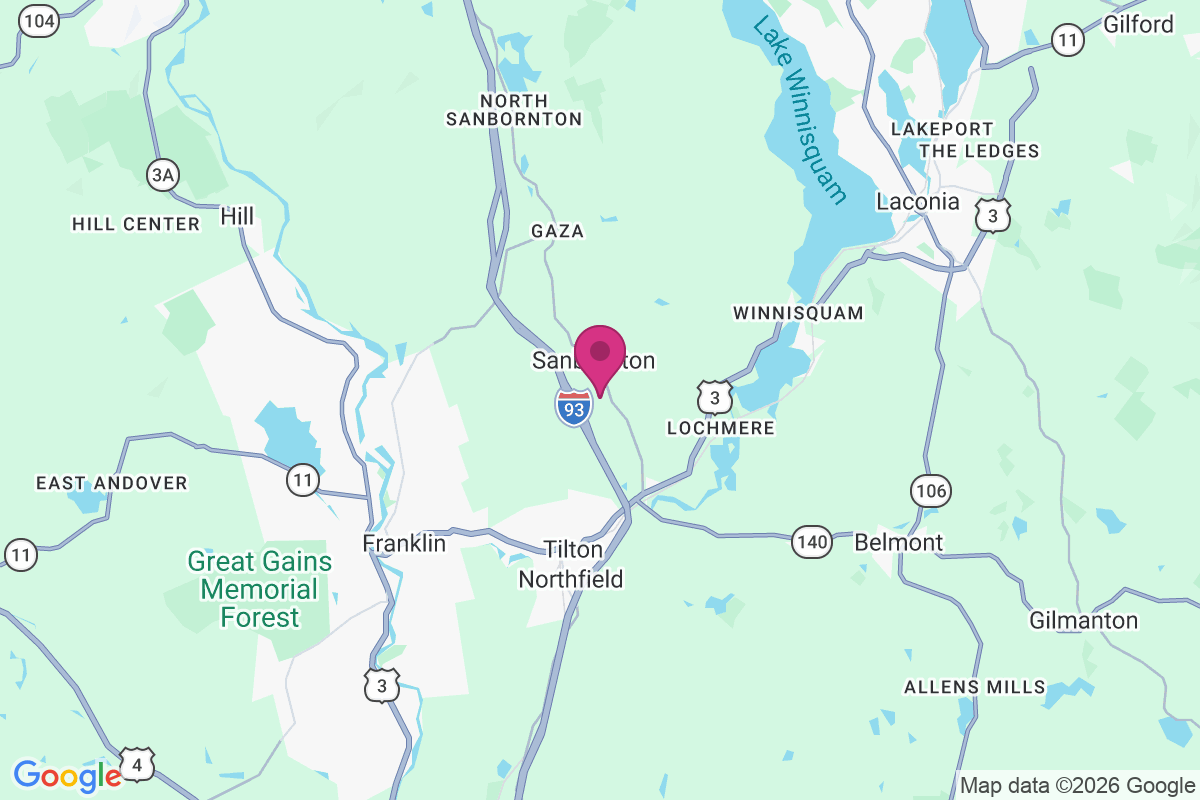 Sanbornton map